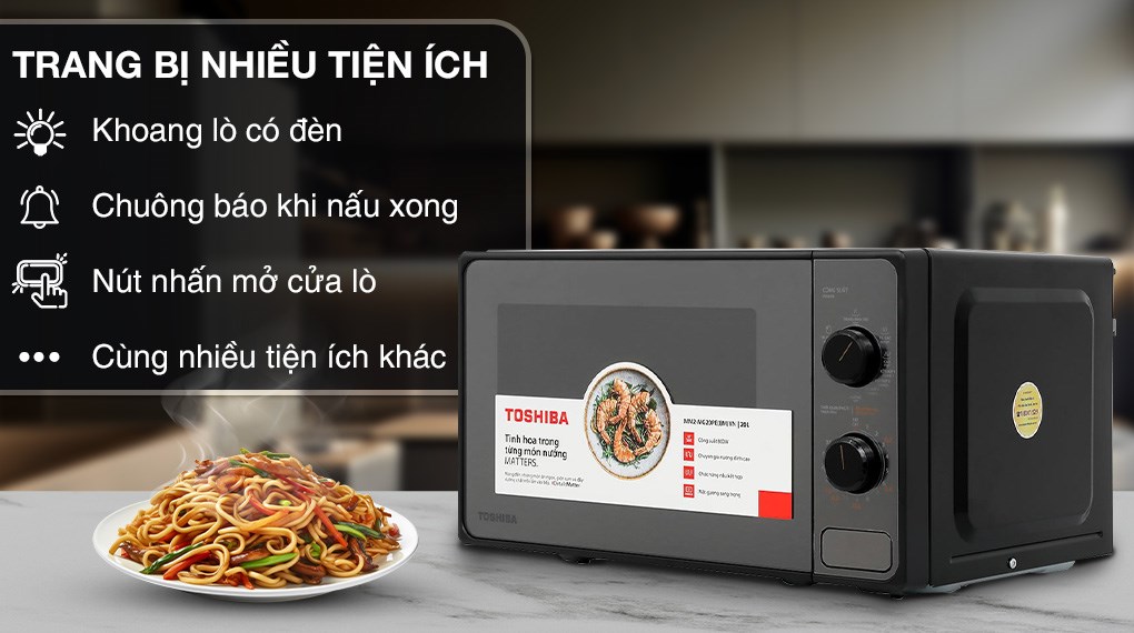 Lò vi sóng có nướng Toshiba MM2-MG20PE(BM)VN 20 lít 6 Lò vi sóng có nướng Toshiba MM2-MG20PE(BM)VN 20 lít