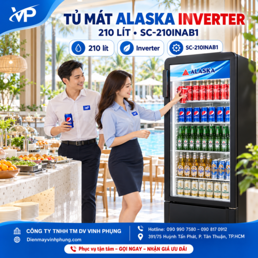 Tủ mát Alaska inverter 210 lít SC-210INAB1 11 Tủ mát Alaska inverter 210 lít SC-210INAB1