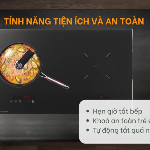 Bếp điện từ đôi âm inverter Panasonic KY-C1W70KRA