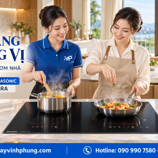 Bếp điện từ đôi âm inverter Panasonic KY-A1W70KRA