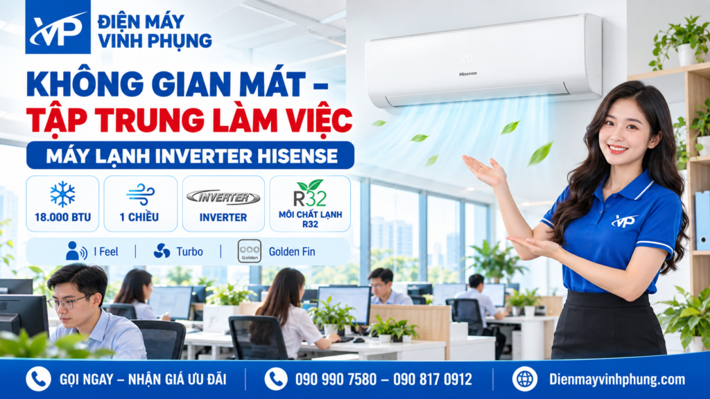 Máy lạnh Hisense Inverter 2 HP AS-18TW4RGSCD04