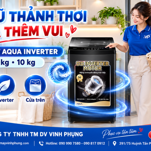 Máy giặt Aqua Inverter 9.5 kg AWM95-B316L(B)