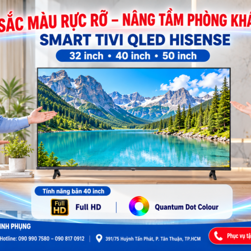 Smart Tivi QLED Hisense FHD 40 inch 40Q5S