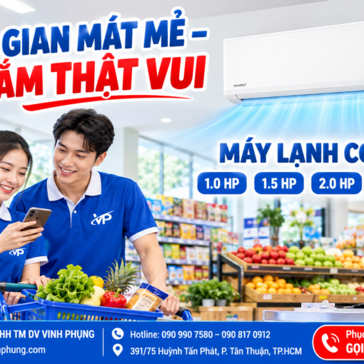 Máy Lạnh Comfee 9000 BTU 1 chiều CFS-09FGY 11 Máy Lạnh Comfee 9000 BTU 1 chiều CFS-09FGY