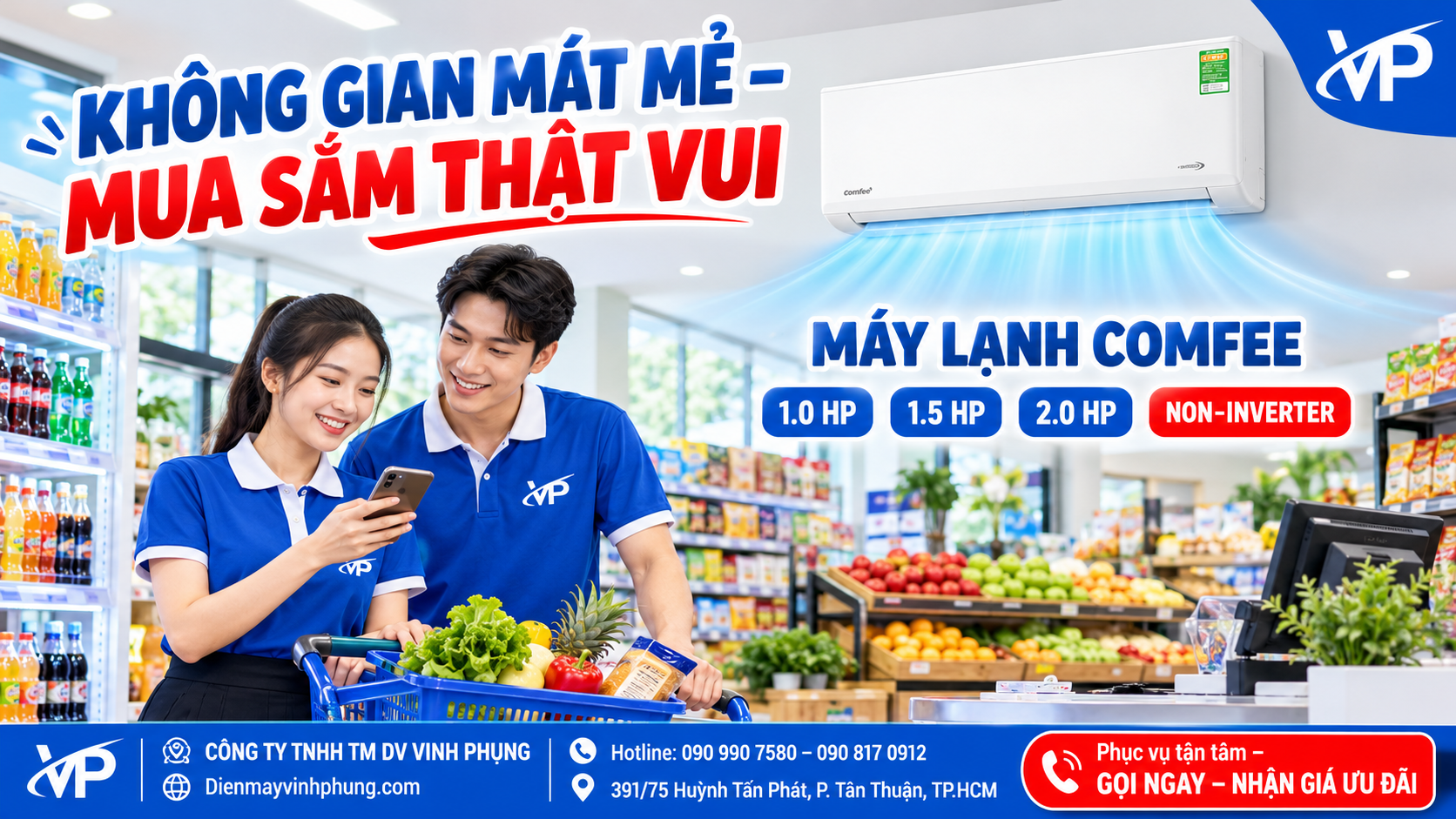 Máy Lạnh Comfee 9000 BTU 1 chiều CFS-09FGY 6 Máy Lạnh Comfee 9000 BTU 1 chiều CFS-09FGY