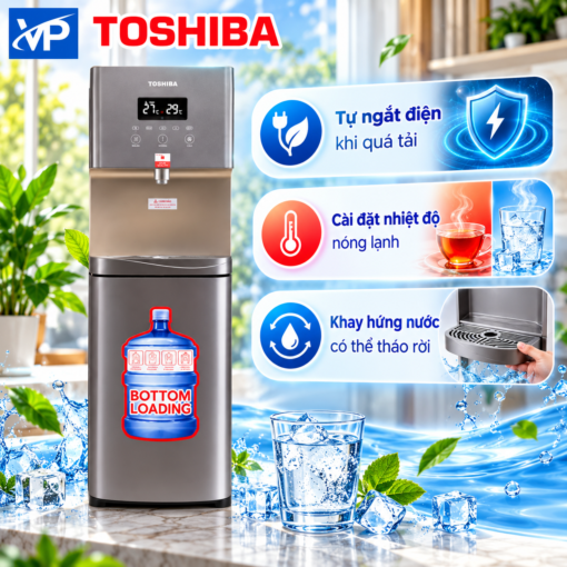 Máy nước nóng lạnh Toshiba RWF-W1830UVBV(T) 650W