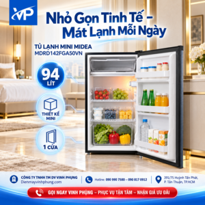 Tủ lạnh Mini Midea 94 lít MDRD142FGA50VN