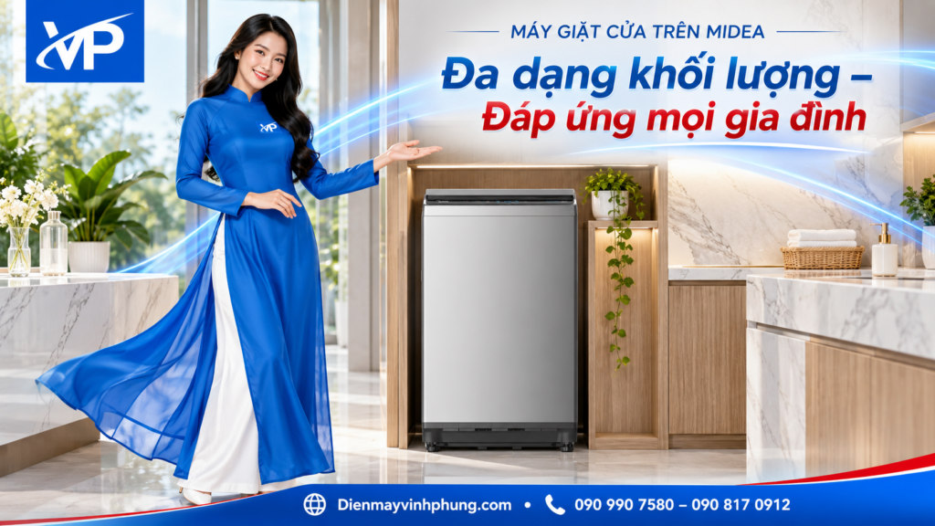 Midea – may giat cho moi gia dinh 1