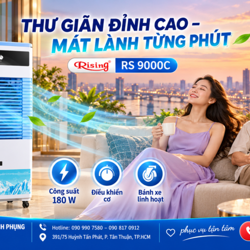 Quạt hơi nước làm mát Rising- RS 9000C