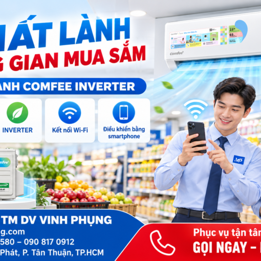 Máy lạnh Comfee Inverter AI 1.0HP CFS-10VGX