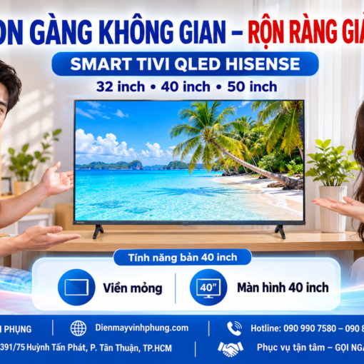 Smart Tivi QLED Hisense FHD 40 inch 40Q5S