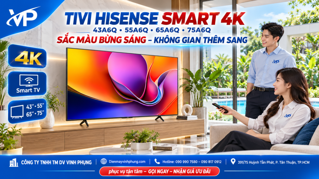 Smart Tivi QLED Hisense FHD 50 inch 50Q5S