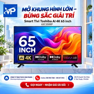 Smart Tivi Toshiba AI 4K 65 inch 65C350RP