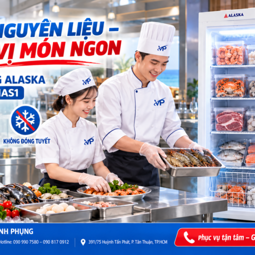 Tủ đông đứng inverter Alaska 310 lít UF-290INAS1