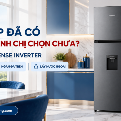 Tủ lạnh Hisense Inverter 249 lít RT251N3AS