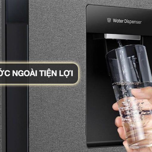 Tủ lạnh Hisense Inverter 550 lít Side By Side RS708N4EBND