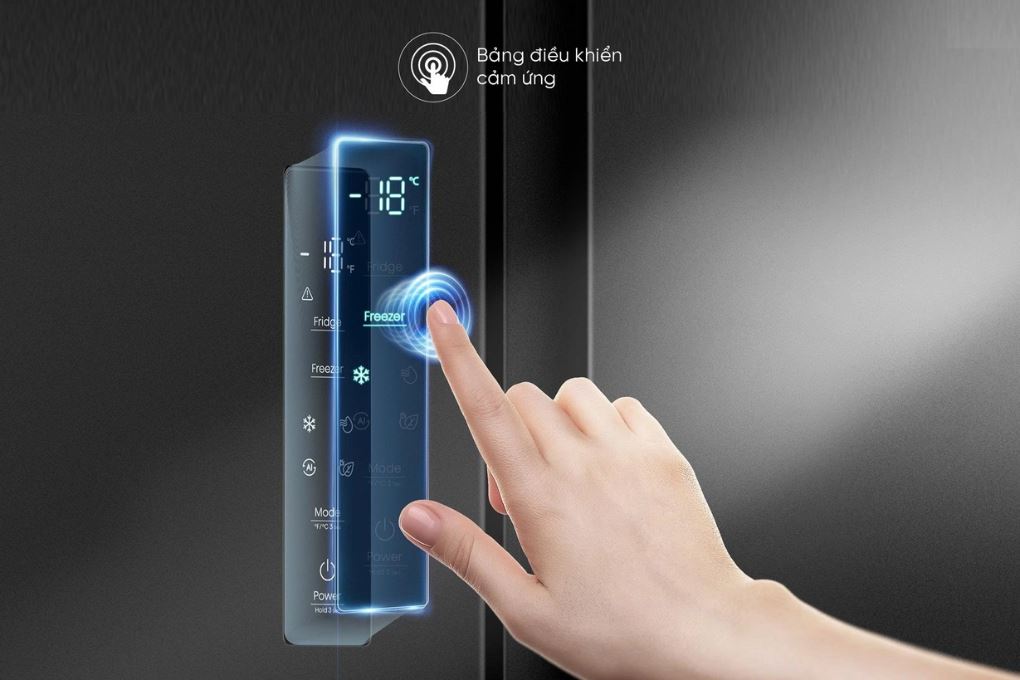 Tủ lạnh Hisense Inverter 550 lít Side By Side RS708N4EBND