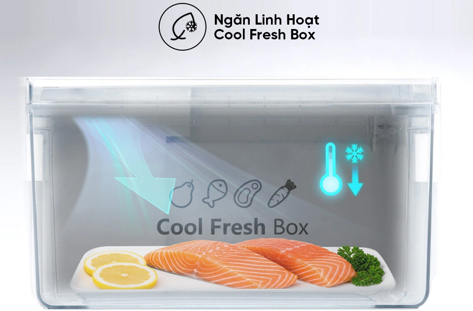 Tủ lạnh Hisense Inverter Multi Door 460 lít RQ465N5ES 14 Tủ lạnh Hisense Inverter Multi Door 460 lít RQ465N5ES
