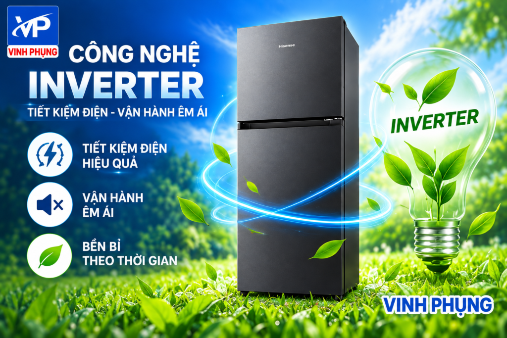 Tủ lạnh Hisense Inverter 205 lít RT201N3ES