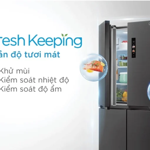 Tủ lạnh Midea 4 cánh Inverter 410 lít MDRF550FGG28VN