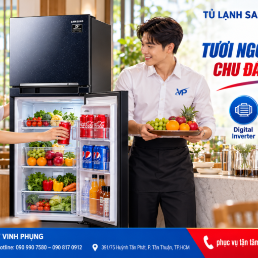 Tủ lạnh Samsung Inverter RT22M4032BY/SV
