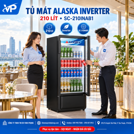 Tủ mát Alaska inverter 210 lít SC-210INAB1 8 Tủ mát Alaska inverter 210 lít SC-210INAB1