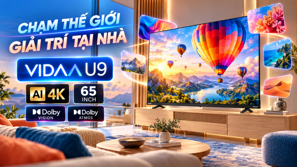 Smart Tivi Toshiba AI 4K 65 inch 65C350RP