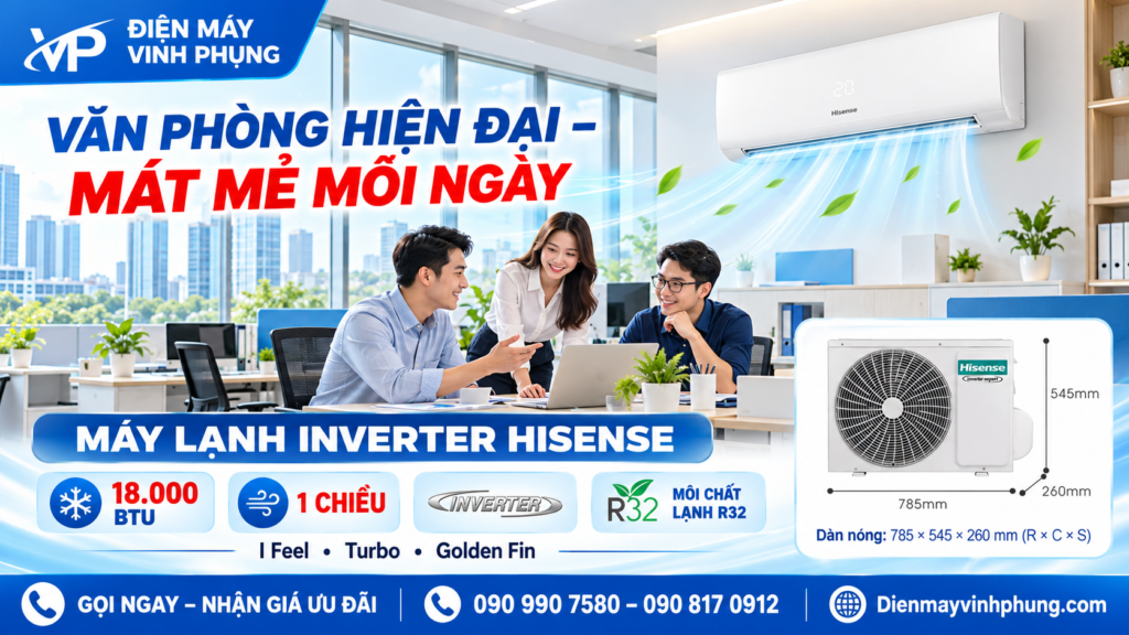 Máy lạnh Hisense Inverter 2 HP AS-18TW4RGSCD04