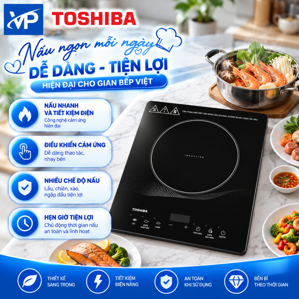 Bếp từ đơn Toshiba IC-20R1SV 2000W