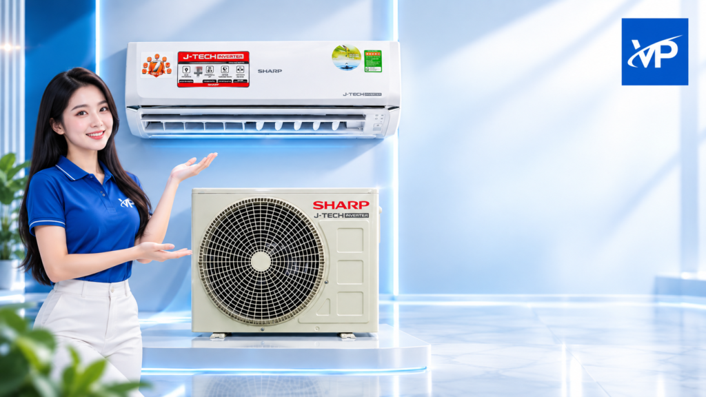 Máy lạnh Sharp Inverter 1HP AH-X10CSWA