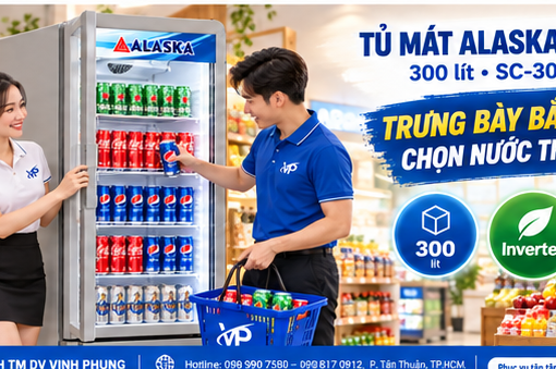 Tủ mát Alaska inverter 300 lít SC-300INAW1